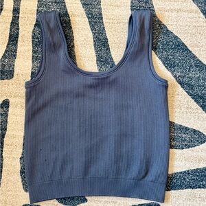 Athleta Girl Rise Above Rib Crop Tank